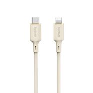 Dudao L7SCL USB-C - Lightning cable 30W 1m - beige, Dudao