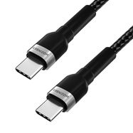 Wozinsky WNBCC1 USB-C / USB-C PD 65W cable 1 m - black, Wozinsky