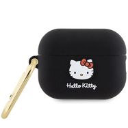Hello Kitty Silicone 3D Kitty Head Case for AirPods Pro 2 (2022/2023) - Black, Hello Kitty