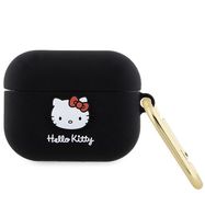 Hello Kitty Silicone 3D Kitty Head case for AirPods Pro - black, Hello Kitty