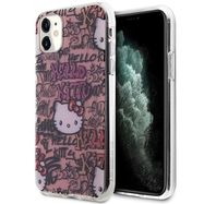 Hello Kitty IML Tags Graffiti case for iPhone 11 / Xr - pink, Hello Kitty