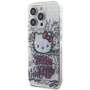 Hello Kitty IML Kitty On Bricks Graffiti case for iPhone 14 Pro Max - white, Hello Kitty