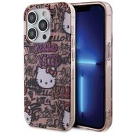 Hello Kitty IML Tags Graffiti case for iPhone 15 Pro Max - pink, Hello Kitty