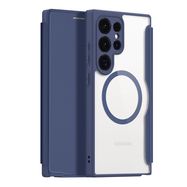 Dux Ducis Skin X Pro case for Samsung S24 Ultra with magnetic ring and flap - blue, Dux Ducis