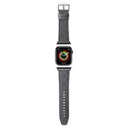 Karl Lagerfeld Saffiano Monogram strap for Apple Watch 38/40/41mm - silver, Karl Lagerfeld