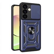 Hybrid Armor Camshield case for Xiaomi POCO C65 / Redmi 13C armored case with camera cover - blue, Hurtel