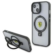 Ferrari Ring Stand 2023 Collection MagSafe Case for iPhone 15 Plus / 14 Plus - Transparent, Ferrari