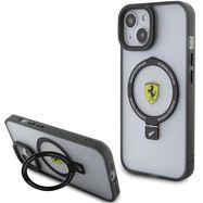 Ferrari Ring Stand 2023 Collection MagSafe Case for iPhone 15 Plus / 14 Plus - Black, Ferrari