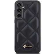 Guess GUHCS23FEPSQSQSK S23 FE S711 black/black hardcase Quilted Metal Logo, Guess