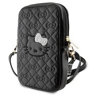 Hello Kitty Quilted Bows Strap bag - black, Hello Kitty