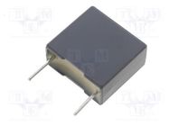 Capacitor: polypropylene; X2; R46; 150nF; 26.5x6x15mm; THT; ±20% KEMET