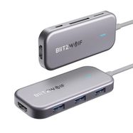 7in1 Blitzwolf BW-TH5 Hub USB-C to 3xUSB 3.0, HDMI, USB-C PD, SD, microSD, BlitzWolf