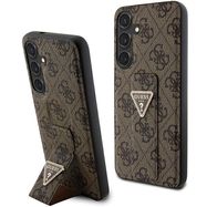 Guess GUHCS24SPGS4TDW S24 S921 brown/brown hardcase Grip Stand 4G Triangle Strass, Guess