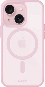 LAUT Huex Protect case with MagSafe for iPhone 14 Plus / 15 Plus - pink, LAUT