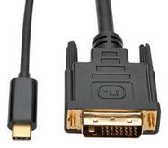 USB CABLE, 3.1 TYPE C-DVI-D PLUG, 1.8M