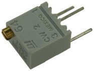 TRIMMER POTENTIOMETER, 10KOHM 12TURN THROUGH HOLE