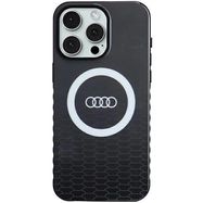 Audi IML Big Logo MagSafe case for iPhone 15 Pro Max - black, Audi