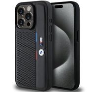 BMW Perforated Tricolor Line case for iPhone 15 Pro - black, BMW