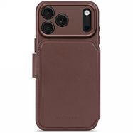 Decoded Leather Backcover case with MagSafe for iPhone 17 Pro Max - gray, Decoded
