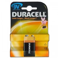 Alkaline Battery 6LR61 (1604, 6F22, 522) 9V Duracell