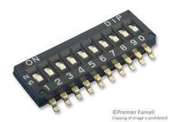 SWITCH, DIP, SMD, 10 WAY