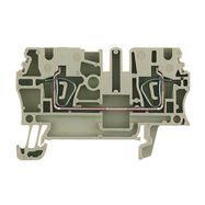 Feed-through terminal block, Tension-clamp connection, 2.5 mm², 800, 24 A, Number of connections: 2 Weidmuller