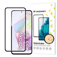 Wozinsky Full Glue Tempered Glass for Samsung Galaxy A35 with black frame, Wozinsky