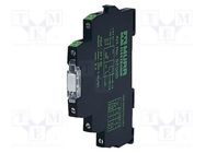 Converter: analog signals; for DIN rail mounting; 0÷20mA; 0÷60°C 