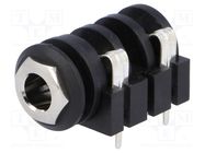 Connector: Jack 6,3mm; socket; female; mono; ways: 2; angled 90° AMPHENOL