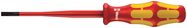 160 iSS VDE Insulated screwdriver with reduced blade and handle diameter for slotted screws, 0.8x4.0x100, Wera