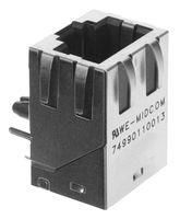 CONNECTOR, THRU HOLE, RJ-45