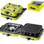 DUAL COMPACT + GRILL double camping stove, Meva