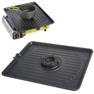 Grill grate for a gas camping stove with a CAST IRON burner function, Meva