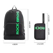 Rockbros H10-BK sports foldable backpack 18 l - black, Rockbros