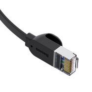 Baseus High Speed ​​flat Ethernet CAT6 RJ45 network cable 1m - black, Baseus