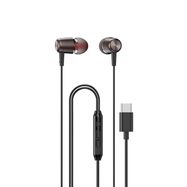 Dudao X1PROT In-Ear Wired USB-C Headphones 1.2m - Black, Dudao