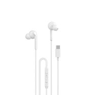 Dudao X3C+ Wired USB-C In-Ear Headphones 1.2m - White, Dudao