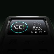 Powerbank Joyroom JR-PBF10 75000mAh 100W 3x USB-C 3x USB-A with foldable flashlight and handle - green, Joyroom