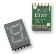 LED DISPLAY, SMD, 7MM, ONG, CA