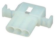 CONNECTOR HOUSING, PLUG, 3POS, 5.03MM