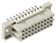 CONNECTOR, DIN 41612, RCPT, 30P, 3ROW