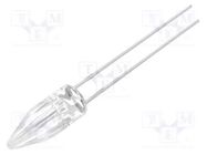 LED; 5mm; yellow; blinking; 750÷1120mcd; 100°; 2.5÷5V; 20mA OPTOSUPPLY