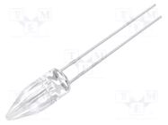 LED; yellow; 5mm; blinking; 750÷1120mcd; 100°; 2.5÷5VDC; 20mA OPTOSUPPLY