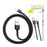 Baseus Cafule Cable USB Lightning 2A 3m (Gold+Black), Baseus