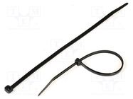 Cable tie; L: 203mm; W: 4.6mm; polyamide; 215.5N; black; Ømax: 55mm KSS WIRING