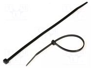 Cable tie; L: 203mm; W: 4.6mm; black; polyamide; 215.5N; Ømax: 55mm KSS WIRING