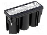 Re-battery: acid-lead; 6V; 2.5Ah; Size: MONOBLOK; AGM; 114x46x70mm 