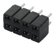 RECEPTACLE, 2.54MM, DUAL, 8WAY