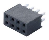 RECEPTACLE, 2MM, VERT, 8WAY