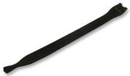 LOOP TIE, BLACK, 200X12.5MM, PK10